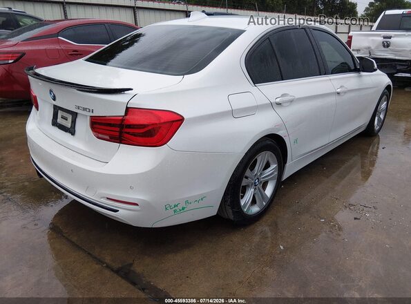 WBA8B9G57HNU09479 2017 BMW 3 SERIES Белый Задняя правая четверть