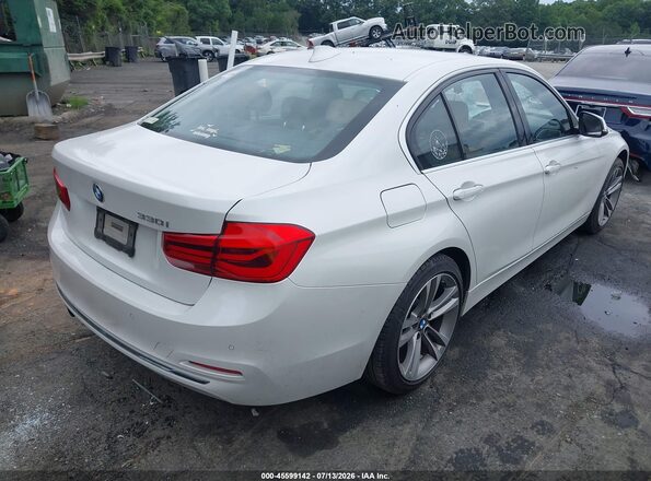WBA8B9G5XHNU09203 2017 BMW 3 SERIES White Հետևի աջ