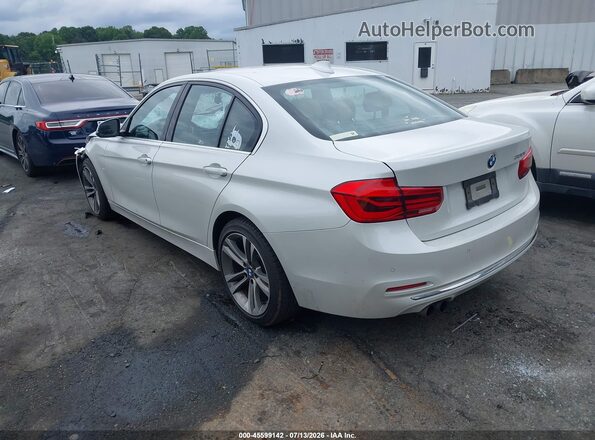 WBA8B9G5XHNU09203 2017 BMW 3 SERIES White Հետևի ձախ