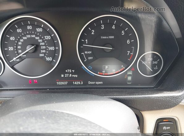 WBA8D9C31HA004580 2017 BMW 3 SERIES Blue Вид задніх сидінь
