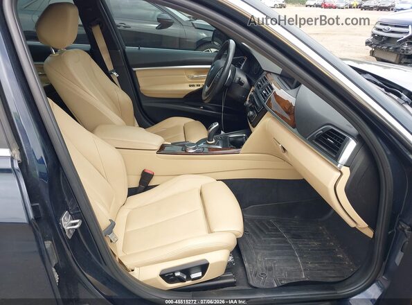 WBA8D9C31HA004580 2017 BMW 3 SERIES Blue Вид салону спереду