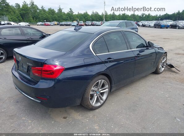 WBA8D9C31HA004580 2017 BMW 3 SERIES Blue Задня права чверть