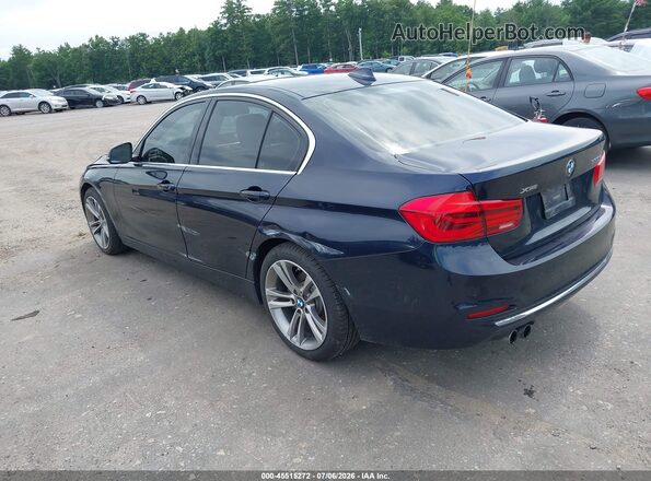 WBA8D9C31HA004580 2017 BMW 3 SERIES Blue Задня ліва чверть