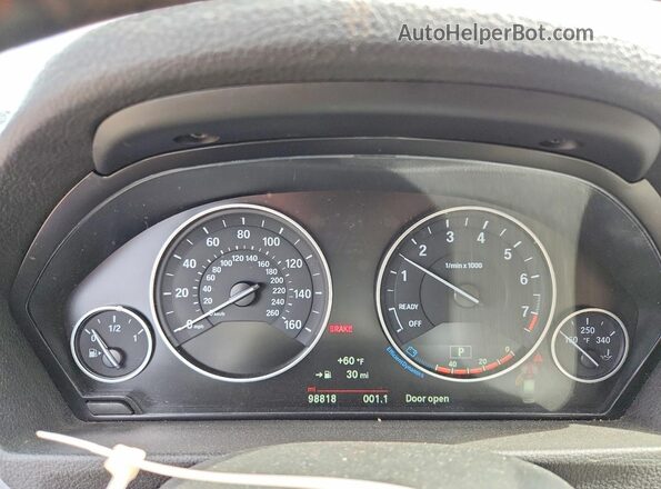 WBA8D9C3XHA011155 2017 BMW 3 SERIES White Սարքավորումների վահանակի տեսք