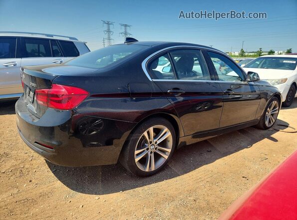 WBA8D9C50JEM34293 2018 BMW 3 SERIES Black Tył prawy