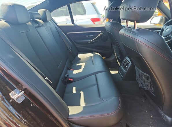 WBA8D9C50JEM34293 2018 BMW 3 SERIES Black Widok tylnych siedzeń