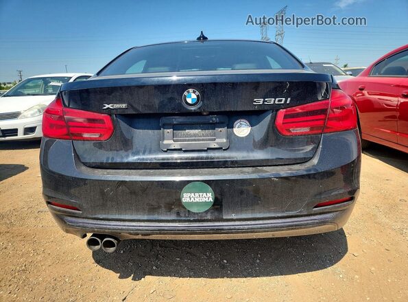 WBA8D9C50JEM34293 2018 BMW 3 SERIES Black Widok z tyłu
