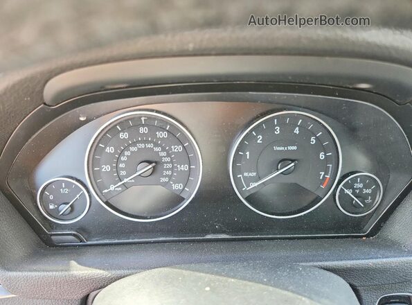 WBA8D9C52JA608386 2018 BMW 3 SERIES Blue Instrument cluster view