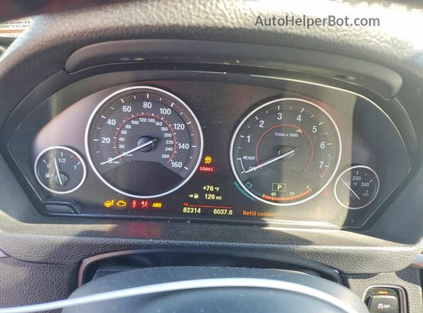 WBA8D9C53JEB35190 2018 BMW 3 SERIES Серый Вид щитка приборов