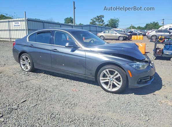 WBA8D9C53JEB35190 2018 BMW 3 SERIES Серый Передняя правая четверть