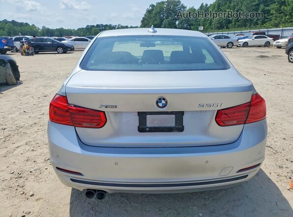 WBA8D9C55JA615560 2018 BMW 3 SERIES Gray Հետևի տեսք