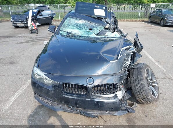 WBA8D9C59JA616369 2018 BMW 3 SERIES Black წინა ხედი