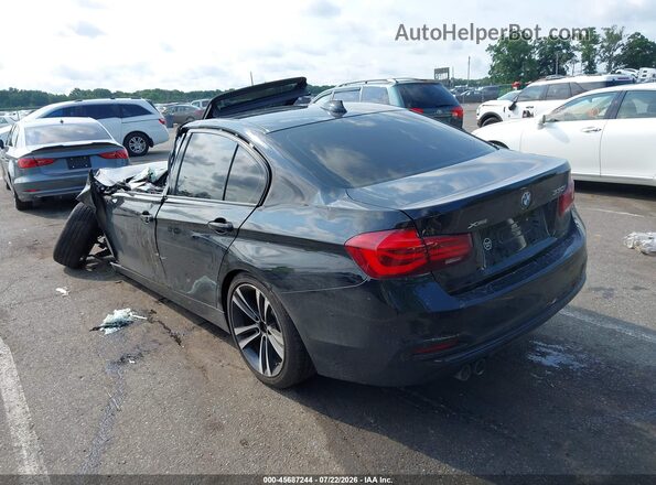 WBA8D9C59JA616369 2018 BMW 3 SERIES Black უკანა მარცხენა