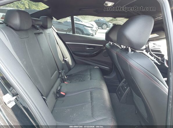 WBA8D9C59JA616369 2018 BMW 3 SERIES Black VIN კოდის სტიკერის ხედი