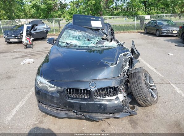 WBA8D9C59JA616369 2018 BMW 3 SERIES Black ხელსაწყოთა პანელის ხედი