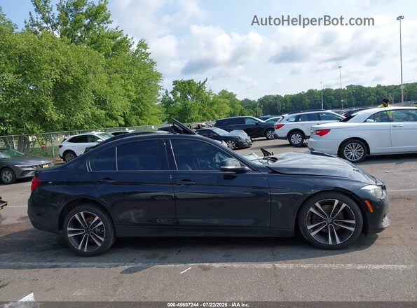 WBA8D9C59JA616369 2018 BMW 3 SERIES Black უკანა სალონის ხედი