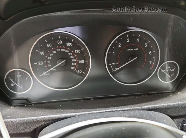 WBA8D9C59JEM33319 2018 BMW 3 SERIES Gray Вид щитка приладів