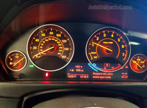 WBA8D9C5XJA012829 2018 BMW 3 SERIES White Вид щитка приладів