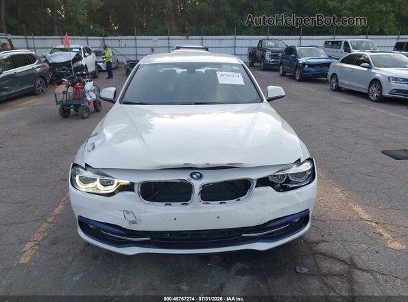 WBA8D9C5XJA615246 2018 BMW 3 SERIES White ხელსაწყოთა პანელის ხედი