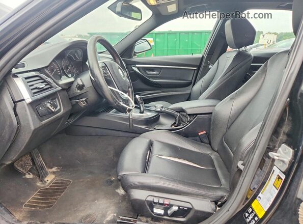 WBA8D9C5XJEM34527 2018 BMW 3 SERIES Black Вид салону спереду