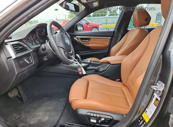 WBA8D9G30HNU62226 2017 BMW 3 SERIES Gray Widok wnętrza z przodu