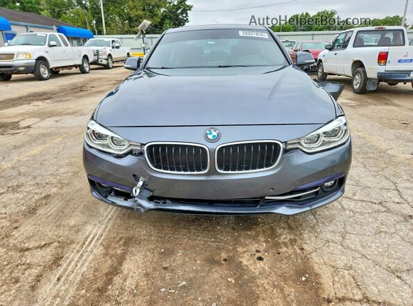 WBA8D9G30HNU62226 2017 BMW 3 SERIES Gray Widok z przodu