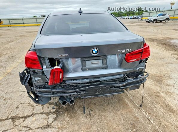 WBA8D9G30HNU62226 2017 BMW 3 SERIES Gray Widok z tyłu