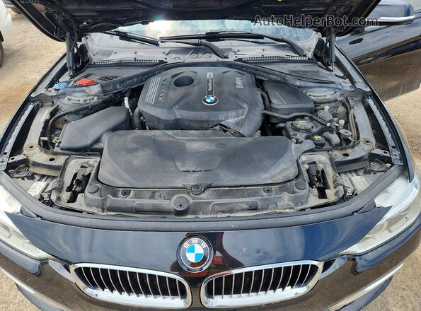 WBA8D9G32HNU63734 2017 BMW 3 SERIES Black Սալոնի հետևի տեսք