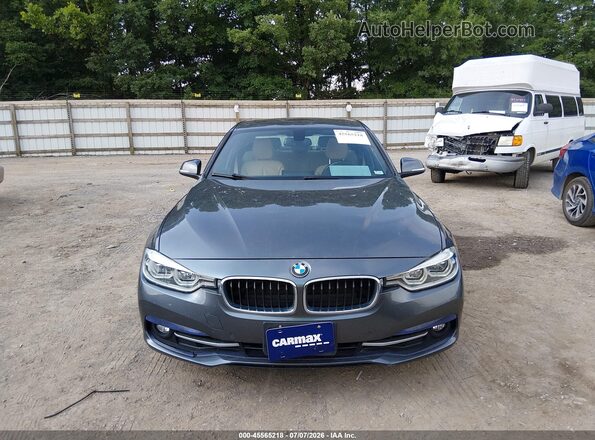 WBA8D9G32HNU64155 2017 BMW 3 SERIES Gray Widok zestawu wskaźników