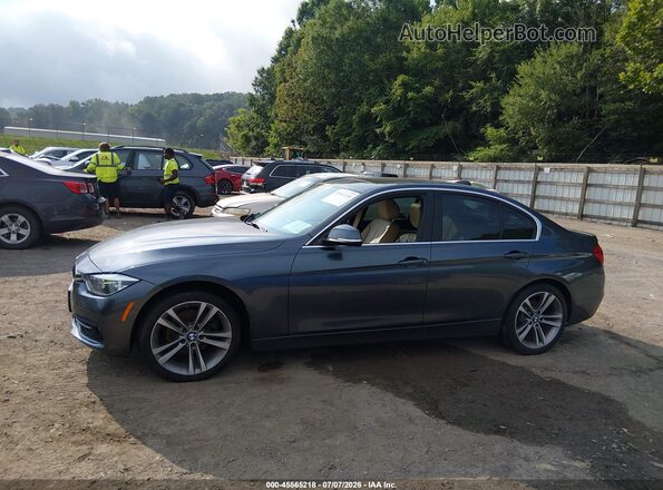 WBA8D9G32HNU64155 2017 BMW 3 SERIES Gray Widok wnętrza 360 stopni