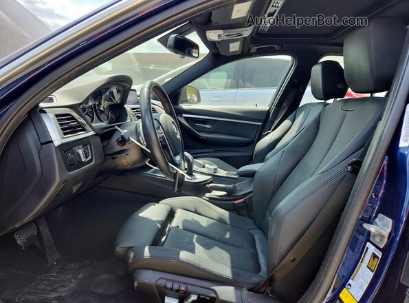 WBA8D9G32HNU65595 2017 BMW 3 SERIES Blue Vista interior delantera