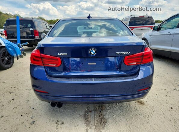 WBA8D9G32HNU65595 2017 BMW 3 SERIES Blue Vista trasera