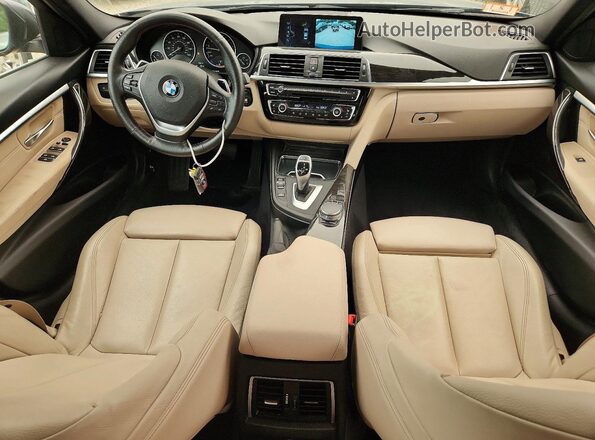 WBA8D9G33HNU66464 2017 BMW 3 SERIES Blue Vista del salpicadero