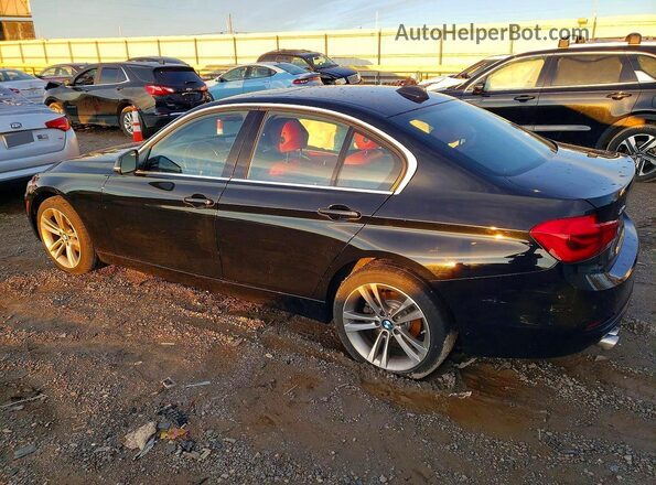 WBA8D9G36HNU65017 2017 BMW 3 SERIES Black Trasero izquierdo