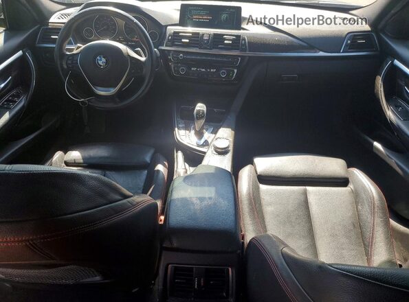 WBA8D9G36HNU65616 2017 BMW 3 SERIES Black Առջևի վահանակի տեսք