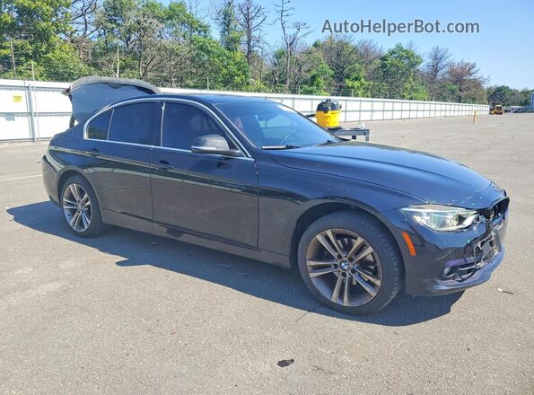 WBA8D9G36HNU65616 2017 BMW 3 SERIES Black Առջևի աջ