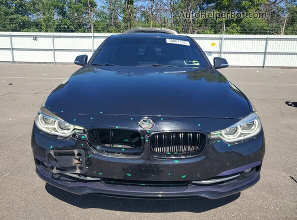 WBA8D9G36HNU65616 2017 BMW 3 SERIES Black Դիմացի տեսք