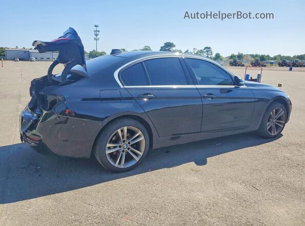 WBA8D9G36HNU65616 2017 BMW 3 SERIES Black Հետևի աջ