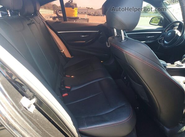 WBA8D9G36HNU65616 2017 BMW 3 SERIES Black Հետևի նստատեղերի տեսք