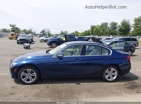 WBA8D9G37HNU61672 2017 BMW 3 SERIES Blue Widok wnętrza 360 stopni