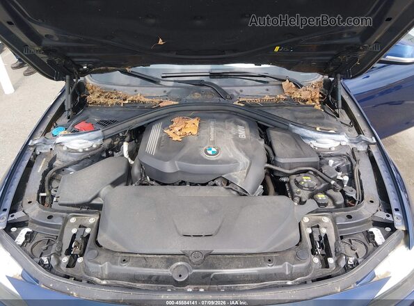 WBA8D9G37HNU61672 2017 BMW 3 SERIES Blue Widok z tyłu