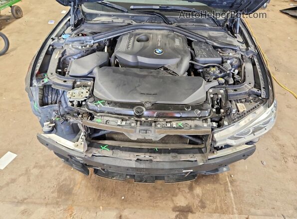 WBA8D9G37HNU61820 2017 BMW 3 SERIES Коричневый Вид задней части салона
