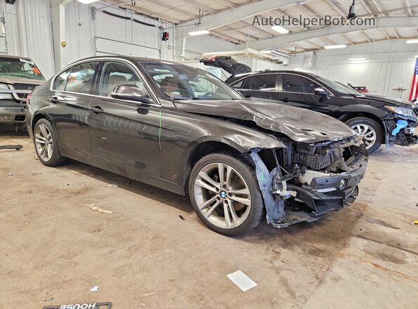 WBA8D9G37HNU61820 2017 BMW 3 SERIES Коричневый Передняя правая четверть