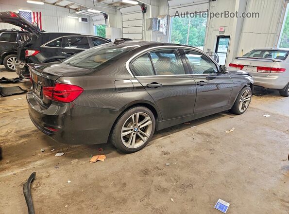 WBA8D9G37HNU61820 2017 BMW 3 SERIES Коричневый Задняя правая четверть