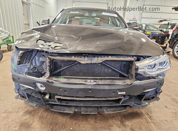 WBA8D9G37HNU61820 2017 BMW 3 SERIES Коричневый Вид спереди