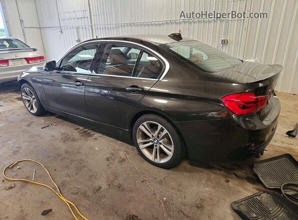 WBA8D9G37HNU61820 2017 BMW 3 SERIES Коричневый Задняя левая четверть