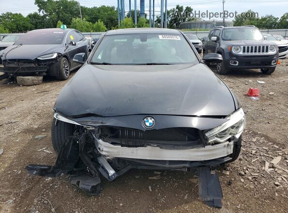 WBA8D9G50HNT90767 2017 BMW 3 SERIES Black Դիմացի տեսք