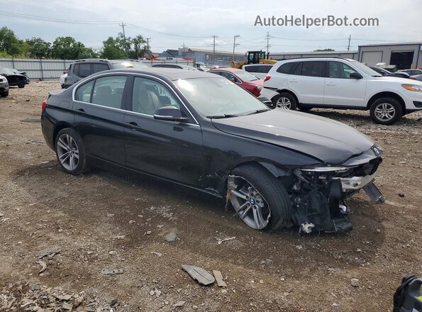 WBA8D9G50HNT90767 2017 BMW 3 SERIES Black Առջևի աջ