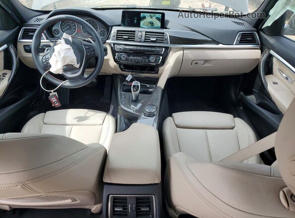 WBA8D9G50HNT90767 2017 BMW 3 SERIES Black Առջևի վահանակի տեսք