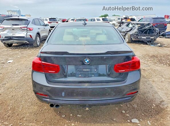WBA8D9G50HNT90767 2017 BMW 3 SERIES Black Հետևի տեսք